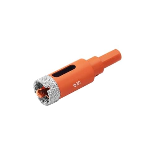 Image of Meccion Diamond Hole Saw 20mm with Pilot Guide Bit, Professionals Brazed Diamond Drill Bit Hole Cutter for Tile, Porcelain, Glass, Ceramic, Marble