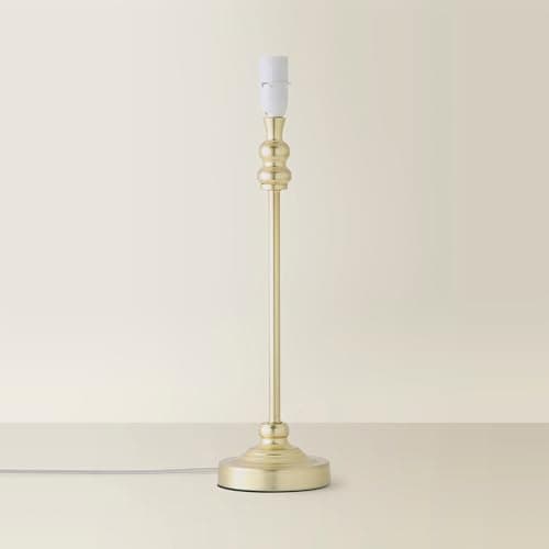 Image of ValueLights | Gold Metal Candlestick Table Lamp Base Living Room Bedside Light | Table Lamps, Home Décor & Improvement Essential