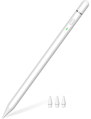 Image of Pencil 1st Generation for iPad A16 (2018-2026): with USB-C Fast Charging & Tilt Sensitivity, Palm Rejection Magnetic Stylus Pen for iPad 11/10/9/8/7/6, Air 3~5/M2/M3/M4, Min 5~7, Pro 11"/12.9"/13"