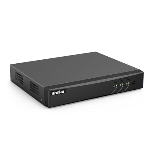 Image of ANNKE 3K/5MP Lite 4 Channel H.265+ DVR Recorder for CCTV Security System, 5in1 Hybrid DVR for Analog/XVI/CVBS/AHD/TVI and 1 pcs IP Cameras, Smart AI Human/Vehicle Detection, Email Alert, No Hard Drive