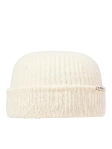 Image of JACK & JONES Men's Jacprem Wool Beanie Noos, Antique White, One Size