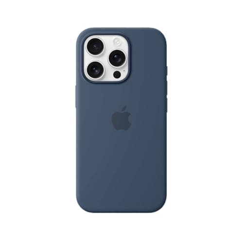 Image of Apple iPhone 16 Pro Silicone Case with MagSafe - Denim ​​​​​​​