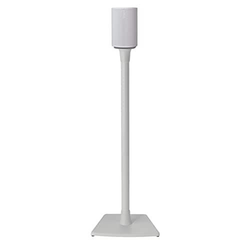 Image of Sanus White Alloy Steel Fixed Height Speaker Stand for Sonos Era 100, WSSE11