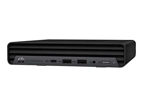 Image of HP EliteDesk 800 G6 Desktop Computer - Intel Core i7 10th Gen i7-10700 Octa-core (8 Core) 2.90 GHz - 16 GB RAM DDR4 SDRAM - 512 GB NVMe M.2 PCI Express SSD - Desktop Mini - Black (Renewed)