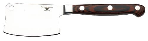 Image of Rockingham Forge Cheese Cleaver with Riveted Rosewood Handle, Durable Cheese Cutter 18/10 Stainless Steel, Ultra Sharp Slicer for Hard Cheese