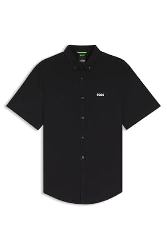 Image of BOSS Mens Motion S 102 169 01 Short Sleeve Black XL