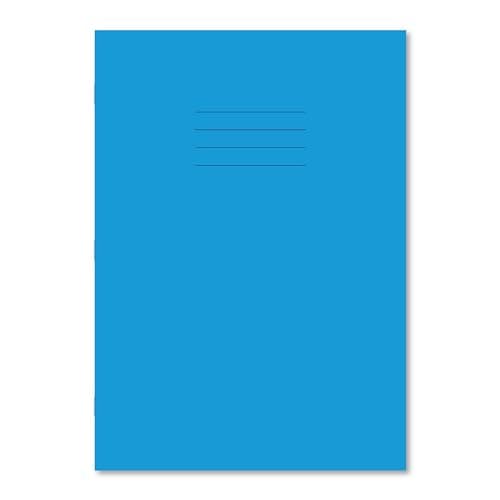 Image of Hamelin A4 8 mm Ruled and Margin 80 Pages Exercise Book - Light Blue (Pack of 50)