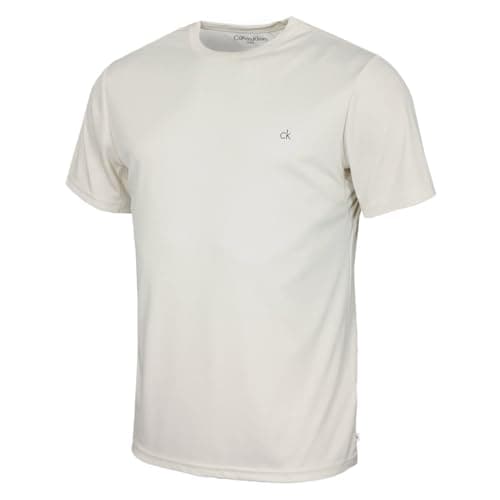 Image of Calvin Klein Mens Harlem Quick Drying T-Shirt - Oatmeal - M