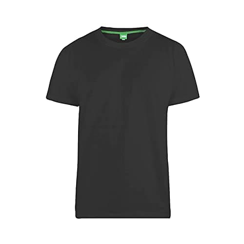Image of Duke Men's D555 Tees Flyers Premium Cotton Crew Neck T-shirts-Black-5XL