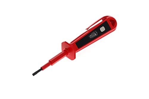 Image of GEDORE red Test screwdriver with impact-resistant handle, Measuring range max. 250 volts, Slip guard, Phase tester, R38121312