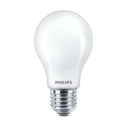 Image of Philips LED GLS 3.4W 40W Equivalent E27 Frosted Light Bulb, 470lm DimTone 2200K–2700K, CRI95, Dimmable Warm Glow with High Colour Rendering Output LED
