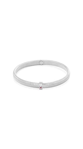 Image of Tommy Hilfiger Jewelry Women's Stretch Bangle Bracelet in Stainless Steel - 2781004