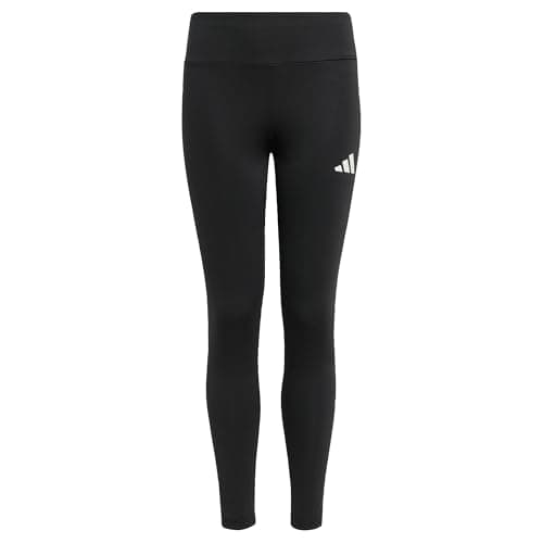 Image of adidas Girl's TRAIN ESSENTIALS 3-STRIPES LEGGINGS, core black/cloud white, 13-14 Years