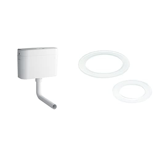 Image of GROHE 37762SH0 | Concealed Cistern - White & Adagio Replacement Pneumatic Single Flush Valve Diaphragm Seal, 43808000