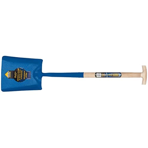 Image of Draper Expert 990 x 300 mm Contractors Square Mouth Shovel | Heavy Duty Hand Tool | Solid Forged Gardening Shovel | Ash Wood Shaft with T Handle | 10873