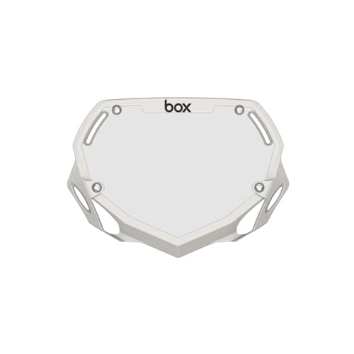 Image of BOX Phase 1 number plate small white