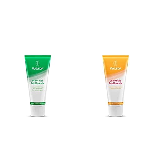 Image of WELEDA 6400 (UK) Plant Gel Toothpaste 75ml (Pack of 1) & Calendula Toothpaste