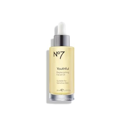 Image of Boots No7 Youthful Replenishing Facial Oil 30ml-FOR ALL SKIN TYPES-GIVES MORE RADIANT LOOKING SKIN IN 4 WEEKS by Youthful