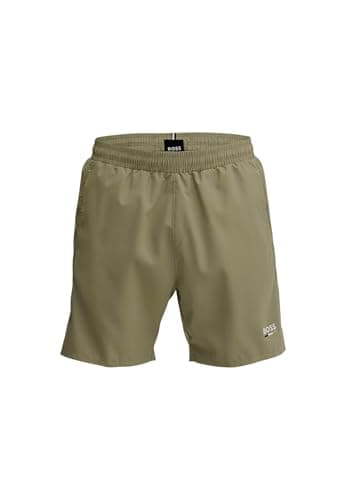 Image of BOSS Men's Swim Shorts, Open Brown 245, XL