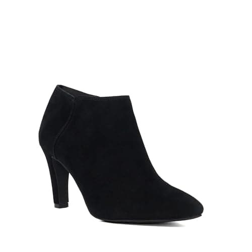 Image of Dune London Ladies OMARAH Suede Heeled Shoe Boots Size UK 3 Suede Ankle Boots