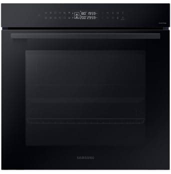 Image of Samsung S4 NV7B42503AK/U4 Natural Steam Dual Cook Pyrolytic Oven - Black