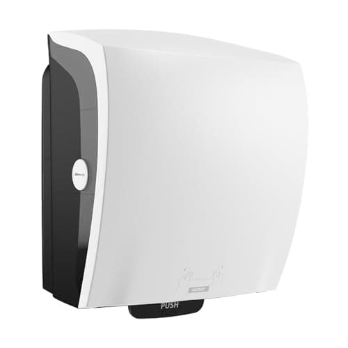 Image of Katrin Plastic Dispenser for System Paper Towel Roll White 82094