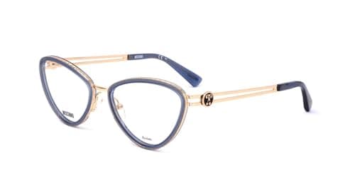 Image of Moschino Women's Mos585 Sunglasses, Blue, 54, blue, 5XL