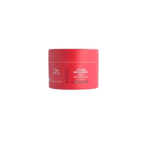 Image of Wella Professionals Invigo Color Brilliance Vibrant Color Mask - Boost Shine & Smooth Hair Texture for Colour Vibrancy - Intense Treatment Hair Mask for Coarse Hair 150ml
