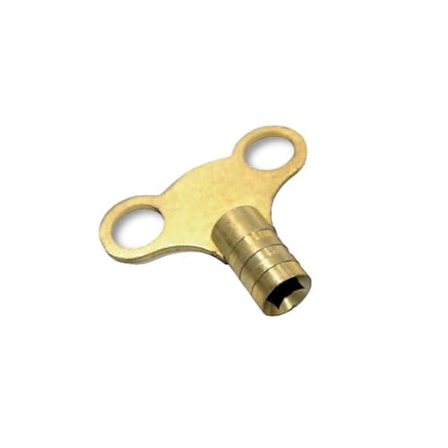 Image of JDBrands Radiator Bleed Key - Brass Radiator Key, Radiator Bleed Key, Radiator Bleed Valve Key, Clock Type Radiator Key, for Bleeding and Air Vent, Key to Bleed UK Radiators