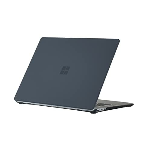 Image of Se7enline Compatible with 2022 2021 2019 2018 13.5 inch Microsoft Surface Laptop Case for Surface Laptop 5/4/3/2 with Alcantara Material Model1769/1867/1958/1950 Hard Shell Case,Matte Black