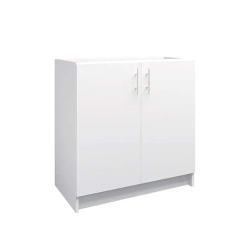 Image of JD Greta Fixed Height 800mm Kitchen Base Cabinet Floor Unit (Without Worktop) – White Matt