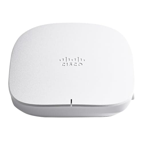 Image of CISCO DESIGNED Cisco Business 150AX Wi-Fi 6 2x2 Access Point 1 GbE Port - Ceiling Mount, PoE Injector Included, 3-Year Hardware Protection (CBW150AX-B-NA)