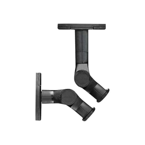 Image of Sanus Satellite Speaker Wall Mounts With Tilt & Swivel WMS3 - Black