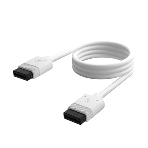 Image of Corsair iCUE LINK Cable - 1x 600mm Straight - White