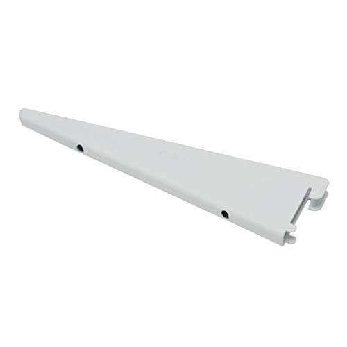 Image of Pack of 10 Twin Slot Shelving Brackets 270mm Anti-Microbial Finish Strong 69kg Max Load