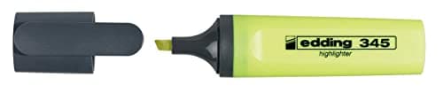 Image of edding 345 Highlighter Chisel Tip Pack of 10 - Yellow