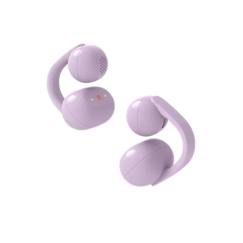 Image of Sony LinkBuds Clip Open-Ear Headphones, Comfortable Clip-On Design, 3 Listening Modes & Rich Sound, IPX4, Clear Calls, 37H Battery, AI Voice Assist, Tap Control, iOS & Android – Lavender