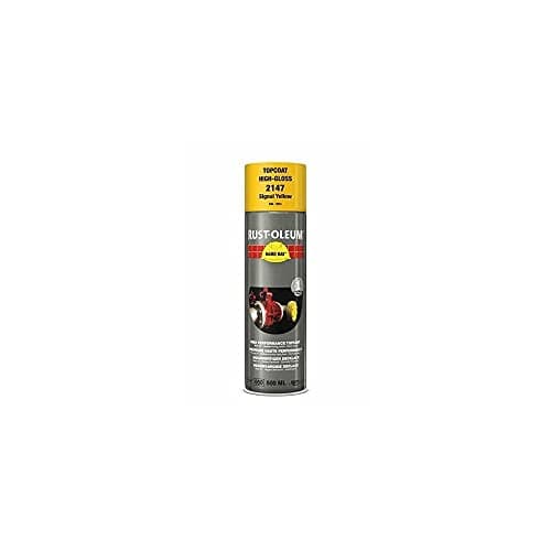 Image of RUST-OLEUM 2147 Hard Hat Topcoat Ral-Colours, The Nr. 1 Industrial Paint Aerosol. Go Further, Work Faster, Last Longer!, Signal yellow-RAL 1003