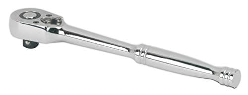 Image of Sealey Ak660 Ratchet Wrench 1/4Sq Drive Pear-Head Flip Reverse