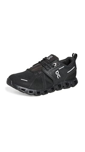 Image of On Women's Cloud 5 Waterproof Sneaker, Black, 4 UK
