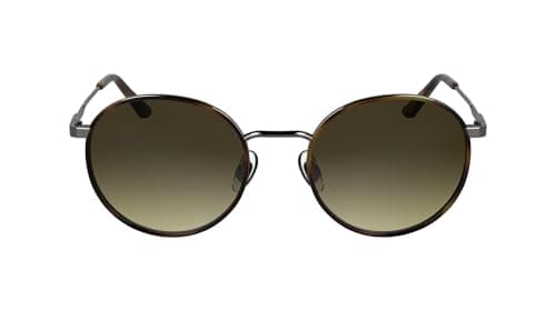 Image of Calvin Klein Unisex Adult Sunglasses CK25101S - Havana with Gradient Brown Lens