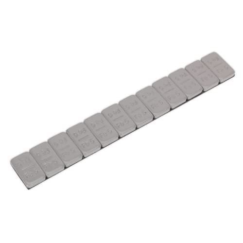 Image of Sealey Wwsa5Pc Wheel Weight 5G Adhesive Zinc Plated Steel Plastic Coated 100Pc