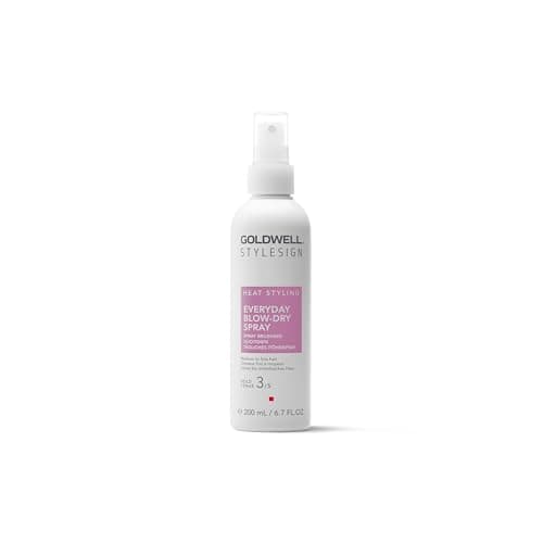 Image of Goldwell StyleSign Everyday Blow-Dry Spray, For Fine to Medium Hair, Heat Protection, Humidity & Frizz Resistance up to 72h, Vegan, 200ml