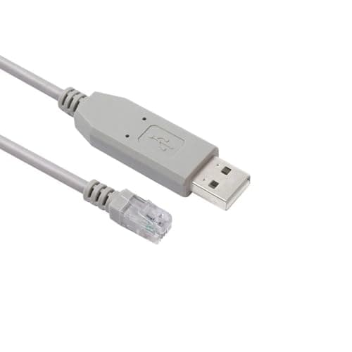 Image of Cutesliving USB RS232 Serial to RJ9 4P4C Update Firmware Cable with Prolific PL2303GT Chipset for Celestron Nextstar Hand Control(Grey,3.3FT)
