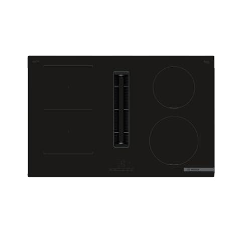 Image of Bosch PVS811B16E Series 4, Built-in Induction hob with integrated ventilation system 80 cm surface mount without frame