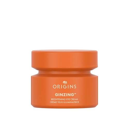 Image of Origins GinZing Brightening Eye Cream with Vitamin C, Niacinamide, Ginseng & Caffeine| Visibly Reduces Dark Circles, 15 ml