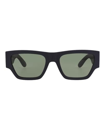 Image of Alexander McQueen Men's Am0393s Sunglasses, Blue-Blue-Green, 55