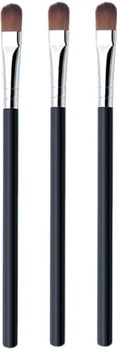 Image of DAZISEN 3 Pcs Small Eyeshadow Brush - Eyeshadow Applicators Eye Makeup Brushes Eyeshadow Blending/Face Body Highlighter Foundation Concealer Makeup Brush