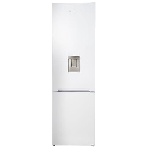 Image of Russell Hobbs Fridge Freezer Freestanding Frost Free with Water Dispener Reversible Door, Adjustable Thermostat & Feet, 70/30 279L, 180cm High, LED Light, 2 Year Guarantee White RH180FFFF551E1WWD