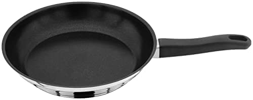 Image of Judge Essentials Large Non-Stick Frying Pan, 30cm, Stainless Steel, Induction Ready, Dishwasher Safe